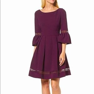 Eliza J Women's Bell Sleeve Fit and Flare Dress